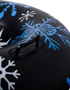 Ikonka Sanie gonflabila 95cm Black Snowflake