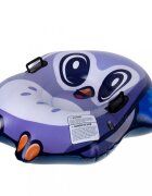 Ikonka Sanie gonflabila pentru copii Purple Owl cu manere de sustinere dimensiune 95 x 103 x 26 cm