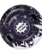 Ikonka Sanie gonflabila pentru copii Snow Flake cu manere de sustinere realizata din PVC dimensiune 110 x 26 cm