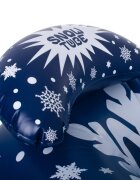 Ikonka Sanie gonflabila pentru copii Snow Flake cu perna manere de sustinere realizata din PVC dimensiune 95 x 103 x 26 cm