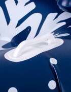 Ikonka Sanie gonflabila pentru copii Snow Flake cu perna manere de sustinere realizata din PVC dimensiune 95 x 103 x 26 cm