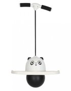 Ikonka Saritor pentru copii Pogo-Balance BlackWhite include pompa de umflat si autocolante adezive