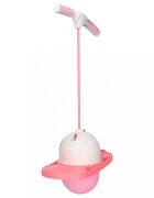 Ikonka Saritor pentru copii Pogo-Balance Pink include pompa de umflat si autocolante adezive