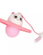Ikonka Saritor pentru copii Pogo-Balance Pink include pompa de umflat si autocolante adezive