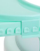 Ikonka Scaun de masa pentru copii 2 in 1 cu tavila reglabila si detasabila sarcina maxima 26 kg dimensiune 31 x 45cm Little Bunny Verde menta