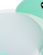 Ikonka Scaun de masa pentru copii 2 in 1 cu tavila reglabila si detasabila sarcina maxima 26 kg dimensiune 31 x 45cm Little Bunny Verde menta