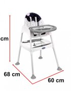 Ikonka Scaun de servit masa transformabil 3 in 1 Stars