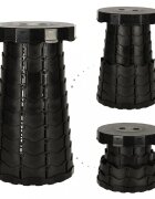 Ikonka Scaun telescopic pliabil 24 cm Black