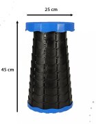 Ikonka Scaun telescopic pliabil 24 cm Blue
