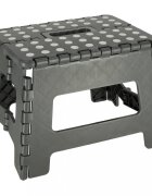 Ikonka Scaunel pentru copii pliabil realizat din plastic dimensiune 22 x 28.5 cm Dark Grey