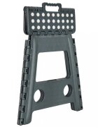 Ikonka Scaunel Pliabil din plastic 39 cm Dark Grey
