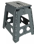 Ikonka Scaunel Pliabil din plastic 39 cm Dark Grey