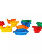 Ikonka Set 10 pietre de catarat si escaladat multicolor cu manere si suruburi incluse