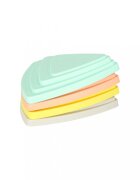 Ikonka Set 11 pietre de echilibru pentru copii pastel design ergonomic si inaltimi variabile