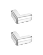 Ikonka Set 2 aparatori din silicon pentru colturi 4x4x1.5 cm
