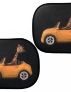 Ikonka Set 2 parasolare auto model Girafa dimensiune 44 cm x 36 cm