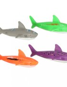 Ikonka Set 27 jucarii de inot pentru copii Water World design atractiv culori veselr si forme marine in saculet de depozitare