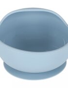 Ikonka Set complet de hranire copii cu 9 piese din silicon pentru diversificare hrana bleumarin Crab
