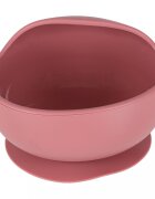 Ikonka Set complet de hranire copii cu 9 piese din silicon pentru diversificare hrana pink Crab