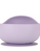 Ikonka Set complet de hranire copii cu 9 piese din silicon pentru diversificare hrana Purple Crab