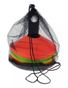 Ikonka Set de antrenament pentru copii cu 50 de discuri in 5 culori distincte din plastic Multicolor