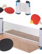 Ikonka Set de tenis de masa cu 2 palete si 3 mingii