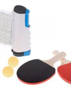 Ikonka Set de tenis de masa cu 2 palete si 3 mingii