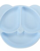 Ikonka Set diversificare din silicon 4 piese Teddy Blue