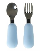 Ikonka Set diversificare din silicon 4 piese Teddy Blue