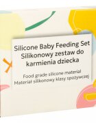 Ikonka Set diversificare din silicon 4 piese Teddy Blue