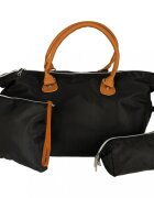 Ikonka Set geanta pentru mamici Black