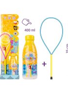 Ikonka Set pentru Baloane de sapun Cerc cu lichid 400ml Tuban