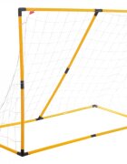 Ikonka Set poarta de fotbal pentru copii cu pompa si minge incluse dimensiune 156 x 70 x 107cm Soccer Goal