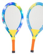 Ikonka Set rachete iluminate de tenis cu minge si fluturas