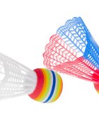 Ikonka Set rachete iluminate de tenis cu minge si fluturas