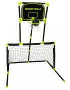 Ikonka Set sportiv 6 in 1 cu poarta fotbal cos baschet si mingi Combo Set