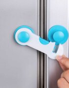 Ikonka Sistem de siguranta pentru usi albastru