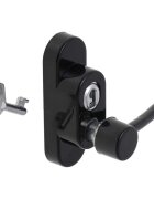 Ikonka Sistem siguranta pentru geam cu cheie 21 cm negru