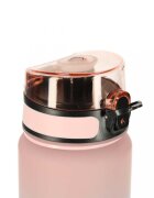 Ikonka Sticla de apa motivationala bluepink cu marcaje de timp si volum capac anti-scurgere capacitate 600 ml
