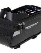 Ikonka Suport impermeabil pentru telefon tip geanta cu montaj Velcro Black