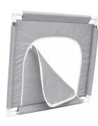 Ikonka Tarc de joaca pentru copii Grey design modern si sigur acces mare cu fermoar porti de fotbal si cos de baschet integrate dimensiune 120 x 180 cm