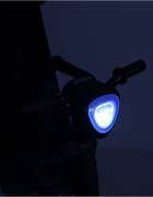 Ikonka Tricicleta pentru copii Trike Fix Elite Black din otel cu sezut reversibil spatar ajustabil bara reglabila copertina cu efecte luminoase si sonore varsta 2-6 ani