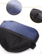 Ikonka Tricicleta pentru copii Trike Fix Lite Blue cu scaun rotativ 360 sistem roata libera roti cauciuc EVA suport pentru picioare maner cu control al directiei si frana pe rotile din spate
