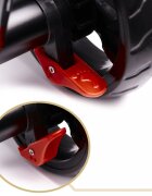 Ikonka Tricicleta pentru copii Trike Fix Lite Blue cu scaun rotativ 360 sistem roata libera roti cauciuc EVA suport pentru picioare maner cu control al directiei si frana pe rotile din spate