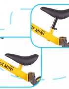 Ikonka Tricicleta pentru copii Trike Fix Yellow cu pedale 3 in 1 ghidon si sa reglabile cadru din otel roti din spuma pentru copii cu varsta cuprinsa intre 15 si 4 ani si 30kg