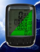 Ikonka Vitezometrul de bicicleta rezistent la apa cu ecran tactil LCD 25 in1