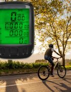 Ikonka Vitezometrul de bicicleta rezistent la apa cu ecran tactil LCD 25 in1