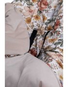Infantilo Paturica de infasat pentru scaun auto Velvet flori retro bej