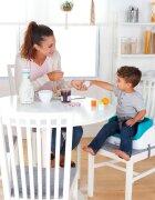InGenuity Booster Toddler SmartClean Peacock Blue