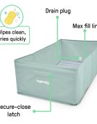 InGenuity Cadita pliabila pentru calatorii Tuckaway Travel Tub Sage
